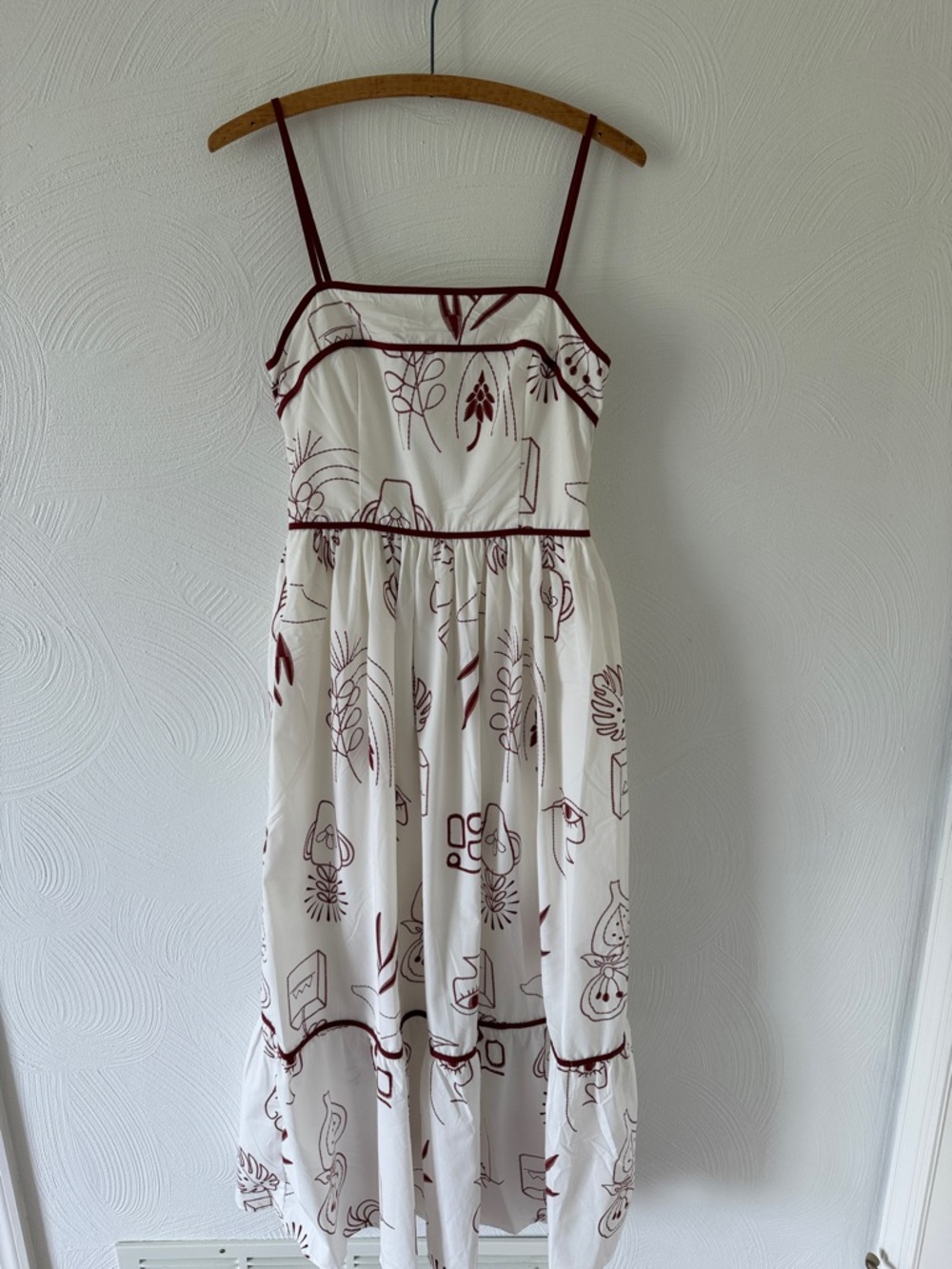 Moon River NWT Cotton Blend Spaghetti Strap Sun Dress.  Size Medium.